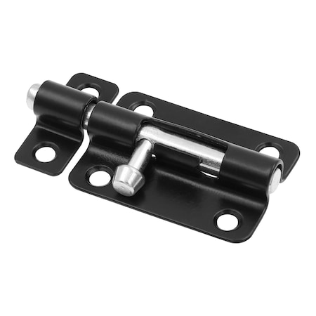 Prime-Line Door and Gate, Slide Barrel Bolt Latch 3 inch with Screws, Matte Black (Single Pack) U 117558