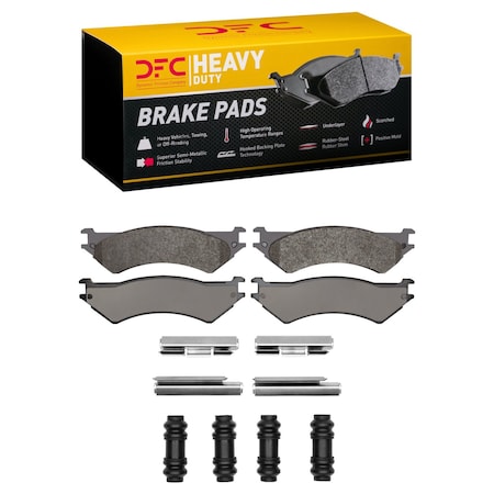 Dfc Heavy Duty Disc Brake Pad Set,  1214-0802-01