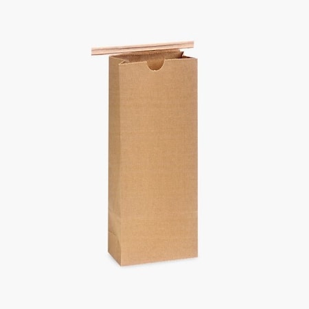 Nashville Wraps 100 Pack 1/2 lb Kraft Coffee Bags3-3/8x2-1/2x 7-3/4, 100PK 300950M