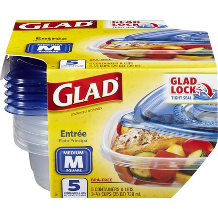 Glad Glad Entree Containr25Oz 60795
