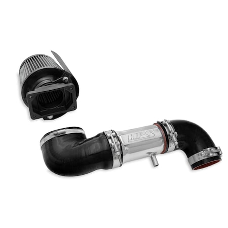 Hps Performance Air Intake Kit with Heat Shield, Polished,  827-151P