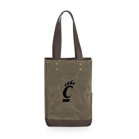 Picnic Time Family Of Brands NCAA Cincinnati Bearcats 2 Bottle Insulated Wine Bag 536-02-140-664-0