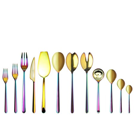 Mepra Linea Flatware Set - 67 Pieces - Rainbow 109922067