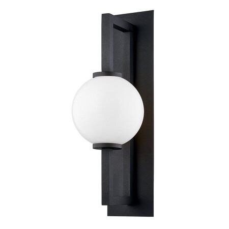 Troy Lighting Darwin 1 Light Wall Sconce 8 In. Textured Black B7322-TBK