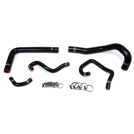 Hps Performance High Temp Reinforced Silicone Radiator and Heater Coolant Hose Kit, Black,  57-1613-BLK