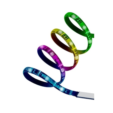 Bytech 15 ft. LED Strip USB Backlight, Black BYOPCA221BK