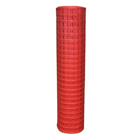 Better Barriers Square Mesh Fence, 6 ft. x 50 ft., Org SM407250-X