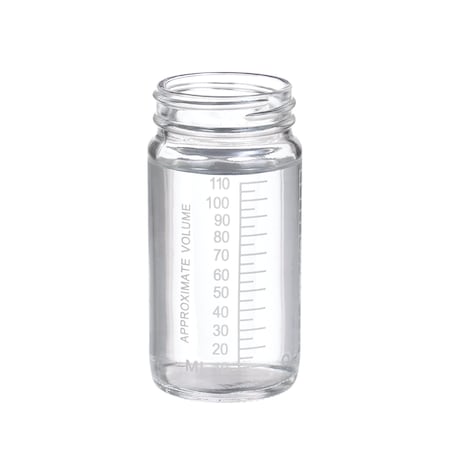 Wheaton VALUMETRIC Graduated Bottle, 4oz, N, PK 144 W216991