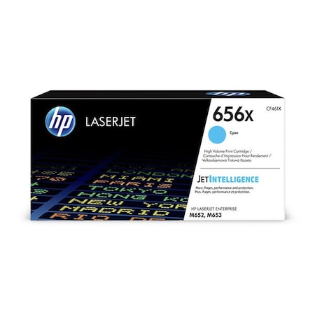Hp 656X (CF461X) High Yield Cyan Original LaserJet Toner Cartridge (22,000 Yield) CF461X