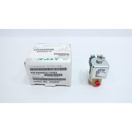 Asco Solenoid Valve 110-120V-Ac 0.25In Npt PSFX8262C2/17523