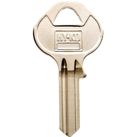 Hy-Ko Key Blank, Brass, Nickel, For: Master Vehicle Locks 11010M18
