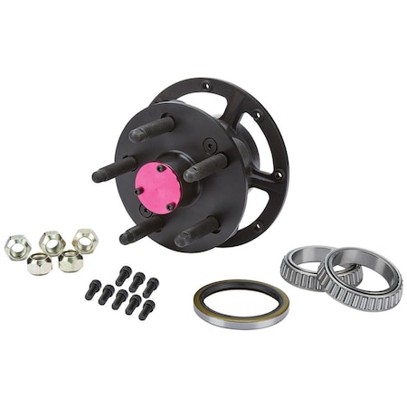 Allstar Performance 5 x 5 in. Rear Hub Kit, Steel - 2.5 in. ALL68806