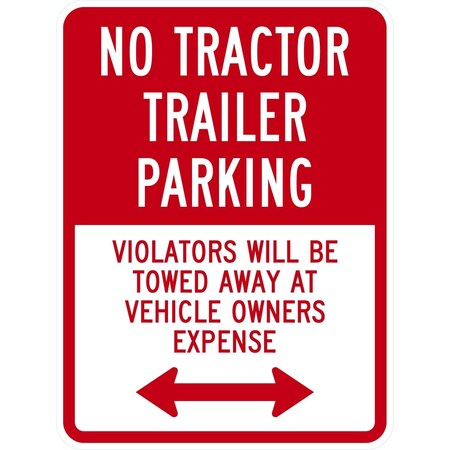 Lyle No SUV Parking with Graphic, 18x24, High Intensity Prismatic, White G-10567-HI_18x24