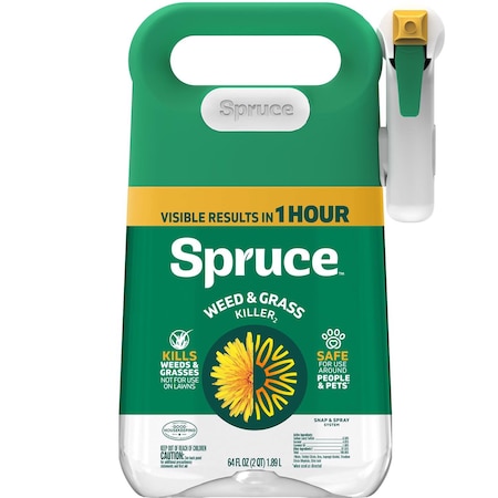 Spruce Snap & Spray Manual Trigger Weed and Grass Killer RTU Liquid 64 oz 810121300022