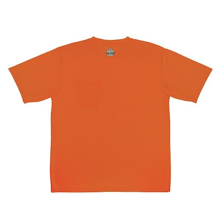 Ergodyne Hi-Vis Shirt, XS, Orange, Short Sleeve 21801