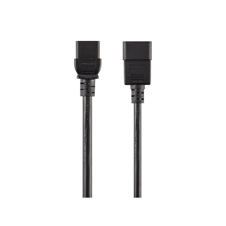 Monoprice Heavy Duty Extension Cord - IEC 60320 C20 to IEC 60320 C19_ 12AWG_ 20A 40132