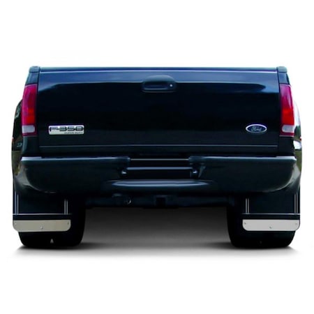 Powerplay 19 x 3.5 in. Stainless Steel Mud Flap Weights for All Dually Pickups PO3639760