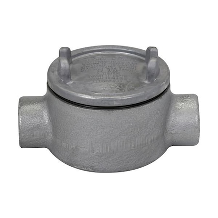 Crouse-Hinds Eaton Crouse-Hinds series Condulet GUA conduit outlet box with cover GUAC36SA