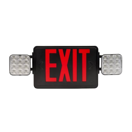 Keystone Exit Combo | Thermo Plastic | Style 1 | Black Color | Single or Double Facing | Red or Green Switcha KT-EC-TP1-BL3RGW-SD