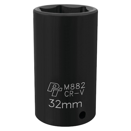 Performance Tool 1/2 In Dr. Deep Impact Socket 32Mm Socket Dp Imp 3, M882 M882