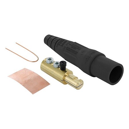 Leviton Single Pole Inline, 400 A, Male, Black 16D24-UE