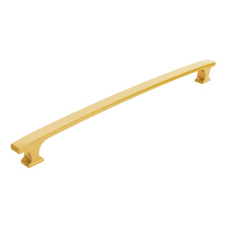 Richelieu 18-inch (457 mm) Center to Center Aurum Brushed Gold Transitional Cabinet Pull BP525418158