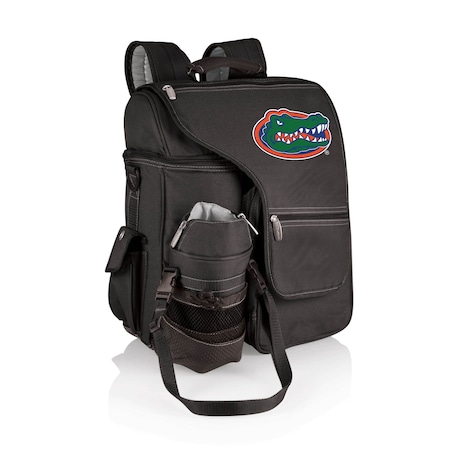 Picnic Time Family Of Brands NCAA Florida Gators Turismo Backpack Cooler with Water Bottle CarrierBlack 641-00-175-164-0