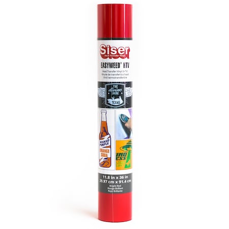Siser Easyweed HTV Heat Transfer Vinyl, 36in., Bright Red MIEW1183655