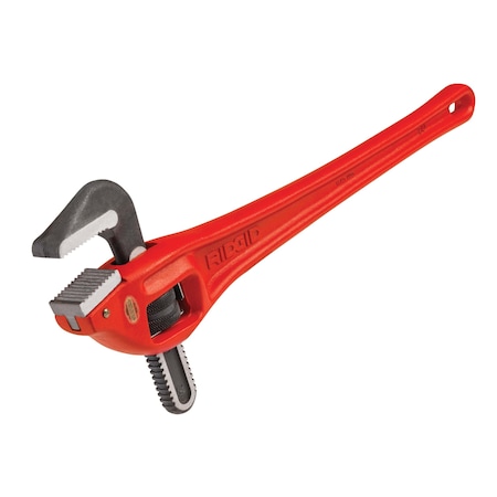 Ridgid 24" Heavy-Duty Offset Pipe Wrenches, 3" Pipe Capacity, Red 89445