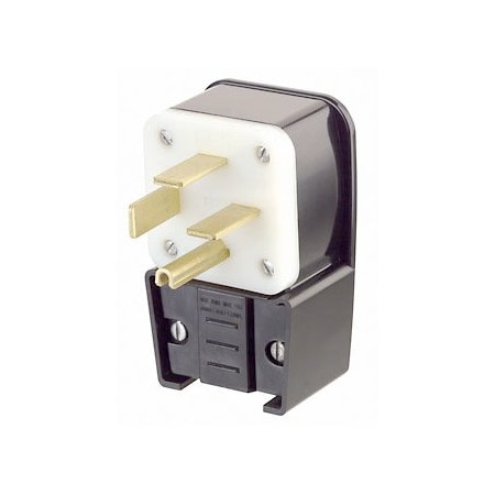 Leviton Industrial Grade Power Angle Plug 60 Amp, 250 Volt 8462-P
