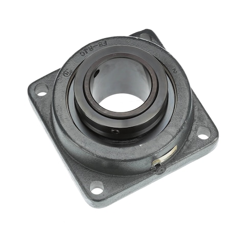 Sealmaster Mounted Ductile Iron Four Bolt Flange Spherical Roller - 52100 Bearing Steel, Black Oxided USFBE5000-307