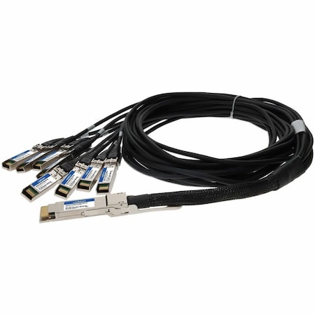 Add-On MSA & TAA COMP 2M QSFP-DD/8XSFP28 PDAC QSFPDD-8SFP28-PDAC2M-AO