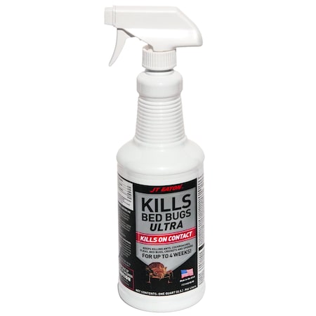 Jt Eaton Kills Bed Bugs ULTRA Spray, Water Base, Quart Bottle 218-W