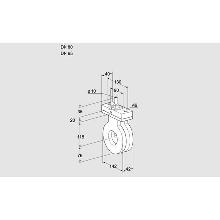 Honeywell Kromschroder BVA80/65Z05F KS88303041