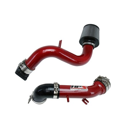 Hps Performance Cold Air Intake Kit, Red,  837-423R