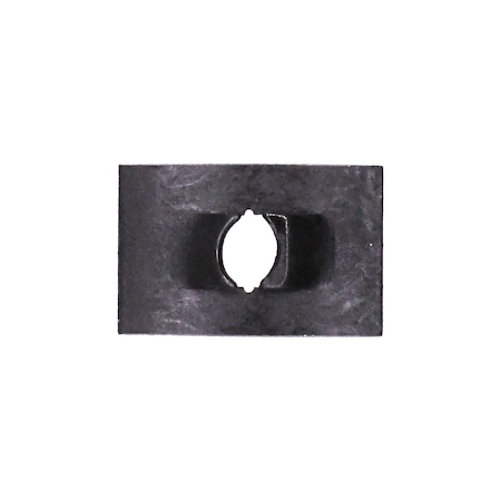 Auveco Flat Nut #8 Screw Size 13/32in x 5/8in, 100PK 3793