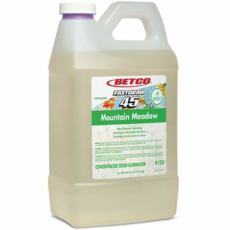 Betco Sentec Odor Eliminator, Mountain Meadow Scented, FASTDRAW 45, 2 liters, 2PK 4125B200