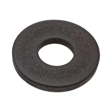 Zoro Select Flat Washer, For Screw Size 3/8 in , Steel Black Oxide Finish Z9217-BOX