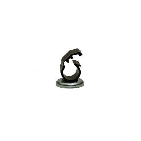 Cable Wholesale 1/2 inch Magnetic Clamp, 15 pound pull force, Black, Plenum Rated, UL Listed, 10 pieces/bag 30MA-01600