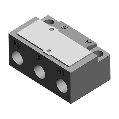Smc Subplate, 17 3/4 mm L, 49 1/2 mm H SYJ3000-22-1