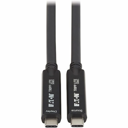 Eaton TRIPP LITE SERIES USB-C FIBER ACTIVE OPTICAL CABLE AOC USB 3.2 GEN 2 10GBPS 8K H U420F-15M