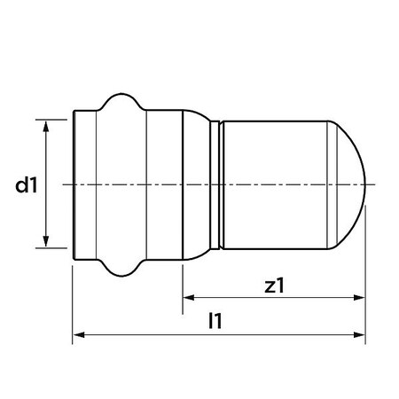 Apollo Cap, Stainless Steel, Press-fit 1 1/2 in 123457035
