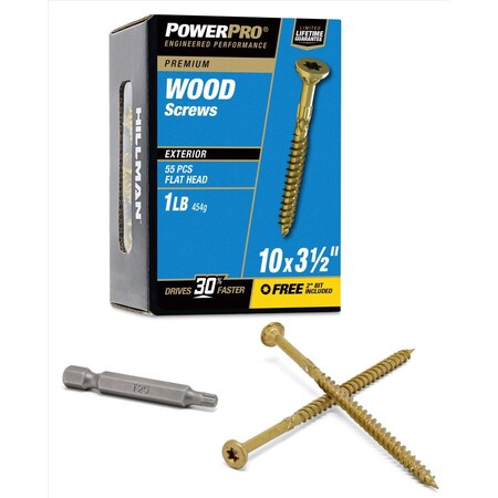 Hillman Deck Screw Pp #10X3-1/2" 48603