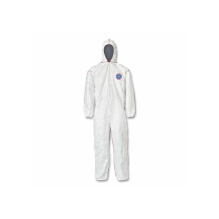 Dupont Tyvek 400 SFR Coverall, With Hood, White, 4X-Large, 25PK 251-ST127SWH4X002500