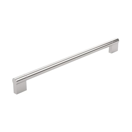 Richelieu Avellino Collection 11 3/8 in (288 mm) Center-to-Center Brushed Nickel Contemporary Cabinet Pull BP527288195