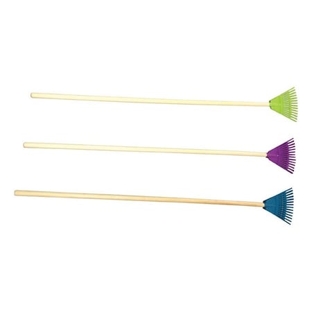 Bloom Poly Poly Shrub Rake, 14 Tines, Wood Handle 2104BL