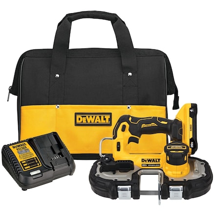 Dewalt ATOMIC 20V MAX* Brushless Cordless 1-3/4 in. Bandsaw Kit DCS377Q1