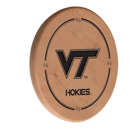 Holland Bar Stool Co Virginia Tech University 13" Laser Engraved Solid Wood Sign WSgnLNatVATech