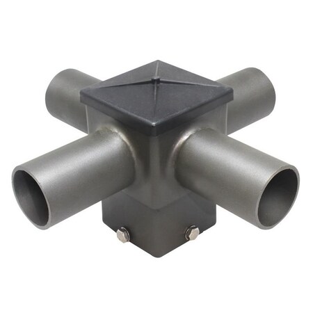 Westgate SQUARE (QUAD) HORIZONTAL TENON, 4", 90 Deg - BRONZE PSS4Q90HTZ