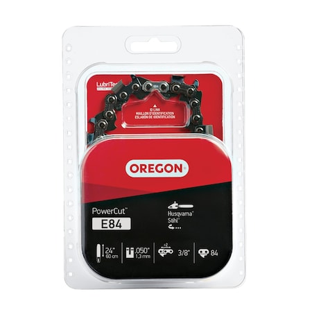Oregon PowerCut Professional Chainsaw Chain 24", 3/8" Pitch, .050 Gauge, 84DL E84